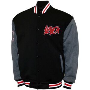 Slayer - Slayer - Logo - Varsity Fleece Jacket - Large Black M2451SLRA3